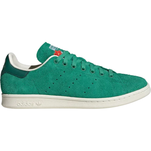 נעלי סניקרס סטן סמית בצבע ירוק מדגם Stan Smith 'Floral Imprint - Court Green' מבית היוצר של חברת הענק אדידס