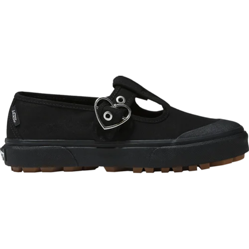 נעלי סניקרס סגנון 93 בצבע שָׁחוֹר מדגם Style 93 'Black Gum' מבית היוצר של חברת הענק ואנס