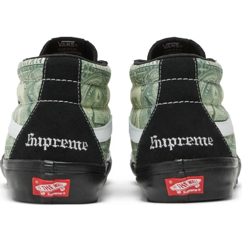 Supreme x Skate Grosso Mid 'Dollar Bill - Black'