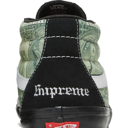 Supreme x Skate Grosso Mid 'Dollar Bill - Black'