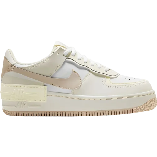 נעלי סניקרס Air Force 1 בצבע קרם מדגם Wmns Air Force 1 Shadow 'White Fossil Stone' מבית היוצר של חברת הענק נייקי