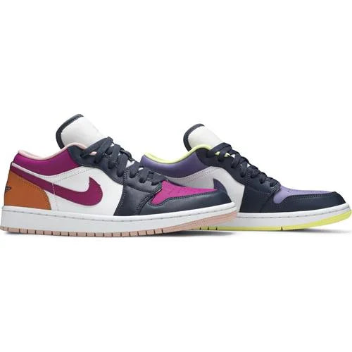 Wmns Air Jordan 1 Low SE ’Mismatched - Purple Magenta’