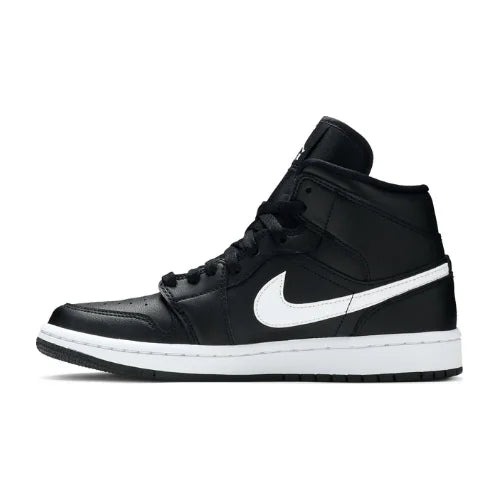 Wmns Air Jordan 1 Mid Black White