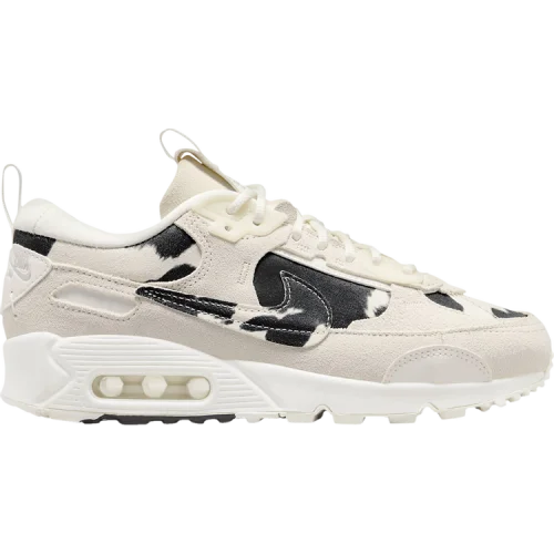 נעלי סניקרס נייק אייר מקס 90 בצבע קרם מדגם Wmns Air Max 90 Futura 'Cow Print' מבית היוצר של חברת הענק נייקי