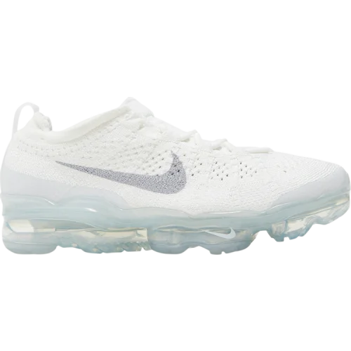 נעלי סניקרס Air VaporMax בצבע לבן מדגם Wmns Air VaporMax 2023 Flyknit 'Pure Platinum' מבית היוצר של חברת הענק נייקי