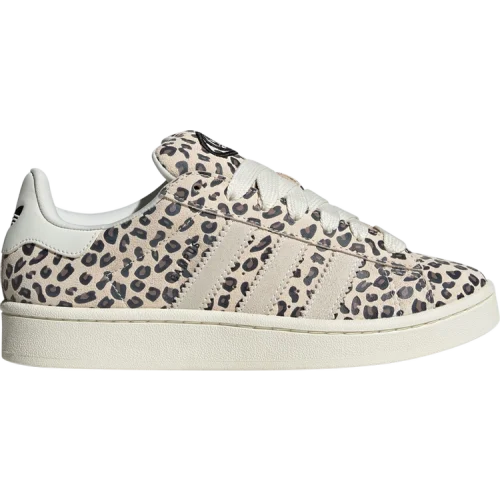 נעלי סניקרס Campus בצבע קרם מדגם Wmns Campus 00s 'Cream Leopard' מבית היוצר של חברת הענק אדידס