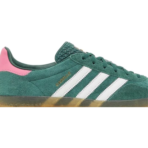 Wmns Gazelle Indoor 'Collegiate Green Pink'