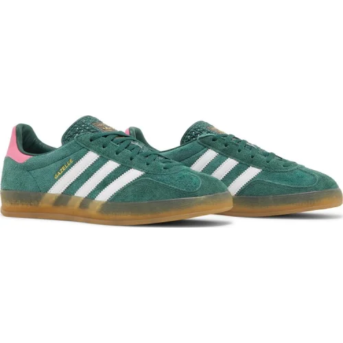 Wmns Gazelle Indoor 'Collegiate Green Pink'