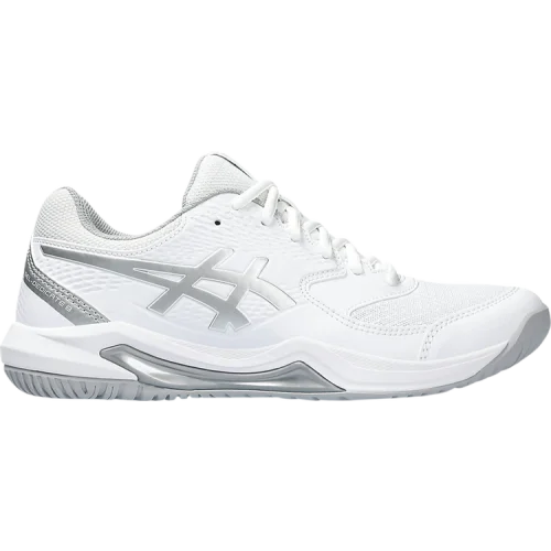 נעלי סניקרס ג'ל להקדיש בצבע לבן מדגם Wmns Gel Dedicate 8 'White Pure Silver' מבית היוצר של חברת הענק אסיקס