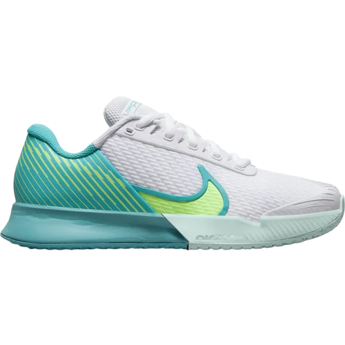 נעלי סניקרס Air זום Vapor Pro בצבע לבן מדגם Wmns NikeCourt Air Zoom Vapor Pro 2 HC Wide 'White Teal Nebula' מבית היוצר של חברת הענק נייקי