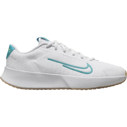 נעלי סניקרס NikeCourt Vapor Lite 2 בצבע לבן מדגם Wmns NikeCourt Vapor Lite 2 HC 'White Teal Nebula' מבית היוצר של חברת הענק נייקי