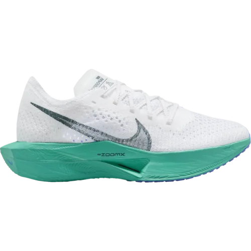 נעלי סניקרס זוםX VaporFly Next% 3 בצבע לבן מדגם Wmns ZoomX VaporFly Next% 3 'White Jade Ice' מבית היוצר של חברת הענק נייקי