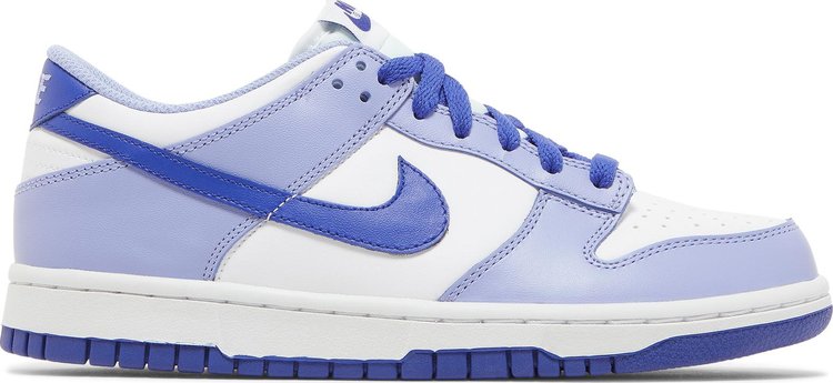 נעלי סניקרס Dunk Low PS 'Blueberry' של המותג נייקי בצבע לבן עשויות עוֹר