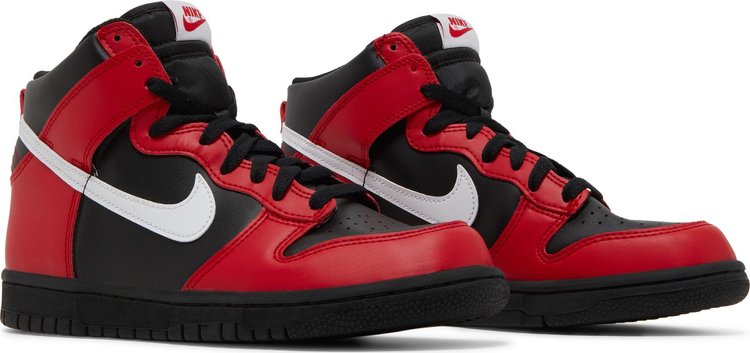 Dunk High GS "Black University Red"