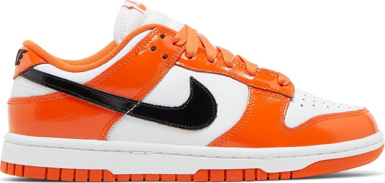 נעלי סניקרס Wmns Dunk Low 'Halloween - Patent' של המותג נייקי בצבע לבן עשויות עוֹר