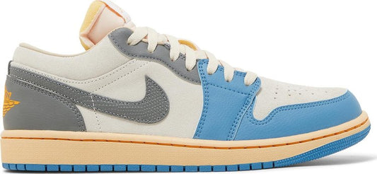 נעלי סניקרס Air Jordan 1 Low SE 'Tokyo 96' של המותג נייקי בצבע לבן עשויות עוֹר