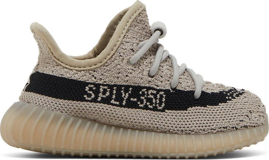 נעלי סניקרס Yeezy Boost 350 V2 Infants 'Slate' של המותג אדידס בצבע שָׁזוּף עשויות ניילון פוליאסטר Primeknit