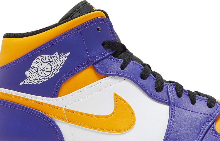 Nike air jordan 1 2024 retro mid lakers edition