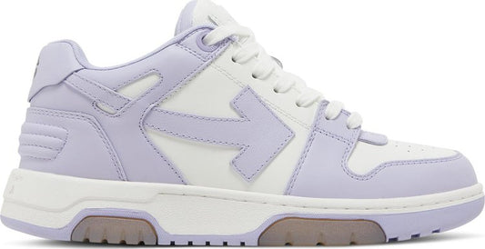 נעלי סניקרס Off-White Wmns Out of Office 'White Purple' של המותג אוף וויט בצבע סָגוֹל עשויות עוֹר