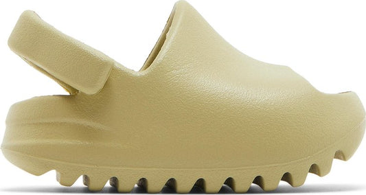 נעלי סניקרס Yeezy Slides Infants 'Resin' 2022 של המותג אדידס בצבע ירוק עשויות קצף מסוג EVA (פולימר)