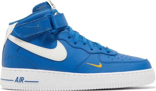 נעלי סניקרס Air Force 1 Mid '07 LV8 '40th Anniversary - Blue Jay' של המותג נייקי בצבע כְּחוֹל עשויות עוֹר