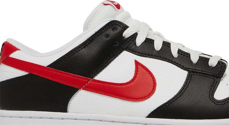 Dunk Low Black White Red