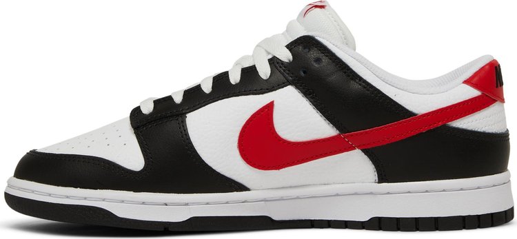 Dunk Low Black White Red