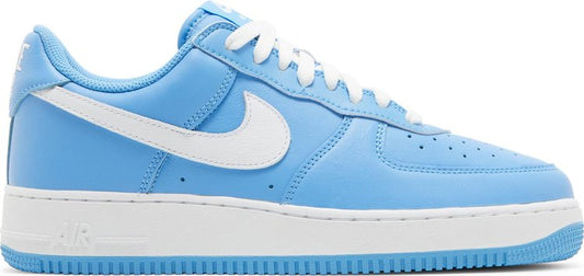 נעלי סניקרס Air Force 1 Low 'Color of the Month - University Blue' של המותג נייקי בצבע כְּחוֹל עשויות עוֹר