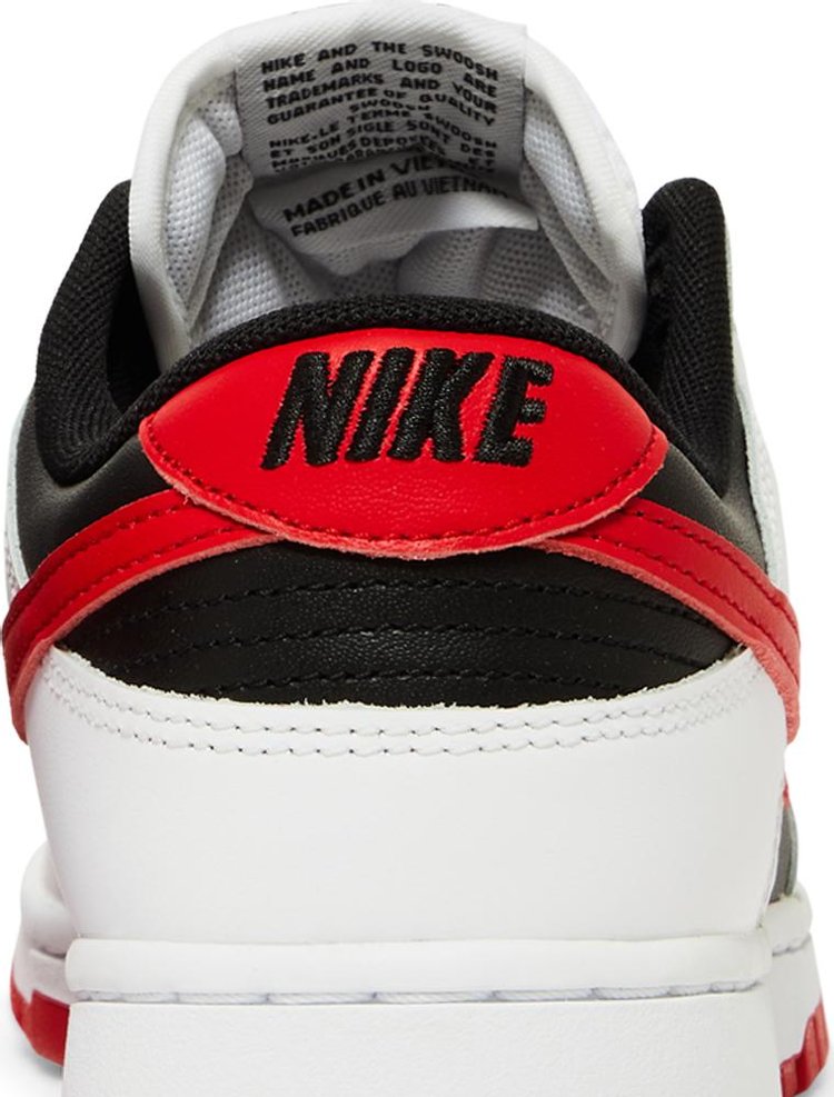 Dunk Low 'White Black Red'