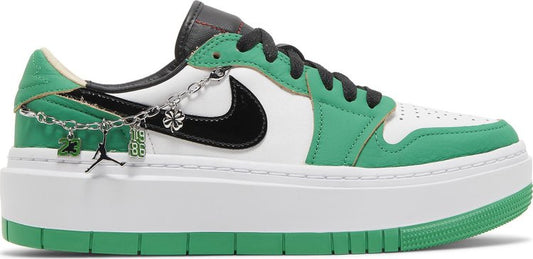 נעלי סניקרס Wmns Air Jordan 1 Elevate Low SE 'Lucky Green' של המותג נייקי בצבע ירוק עשויות עור