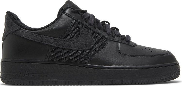 נעלי סניקרס Slam Jam x Air Force 1 Low 'Black Off Noir' של המותג נייקי בצבע שָׁחוֹר עשויות עוֹר