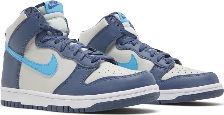 Dunk High GS "Bone Diffused Blue"