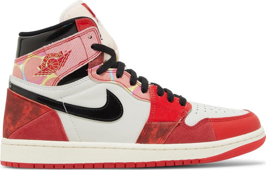 נעלי סניקרס Marvel x Air Jordan 1 Retro High OG 'Next Chapter' של המותג נייקי בצבע אָדוֹם עשויות עוֹר