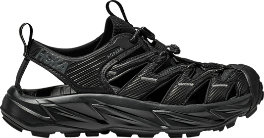 נעלי סניקרס Wmns Hopara 'Black' של המותג הוקה בצבע שָׁחוֹר עשויות סינתטי