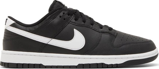 נעלי סניקרס Dunk Low 'Black Panda 2.0' של המותג נייקי בצבע שָׁחוֹר עשויות עוֹר