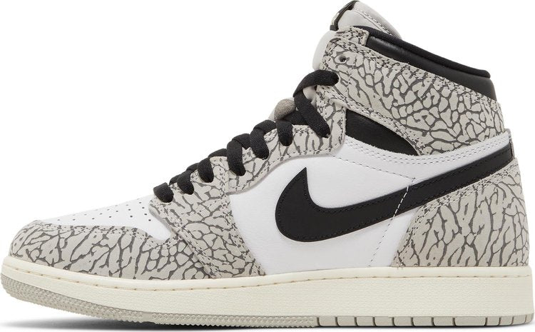 Air Jordan 1 Retro High OG GS 'White Cement'