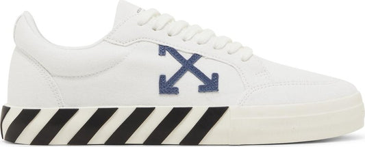 נעלי סניקרס Off-White Vulc Sneaker 'White Navy' של המותג אוף וויט בצבע לבן עשויות בַּד