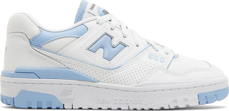 נעלי סניקרס Wmns 550 'Blue Haze' של המותג ניו באלאנס בצבע לבן עשויות עוֹר