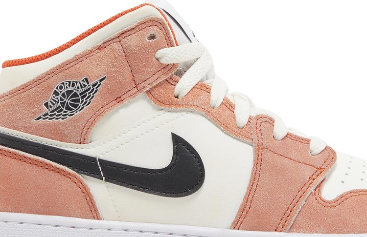 Air Jordan 1 Mid SE GS 'Orange Suede'