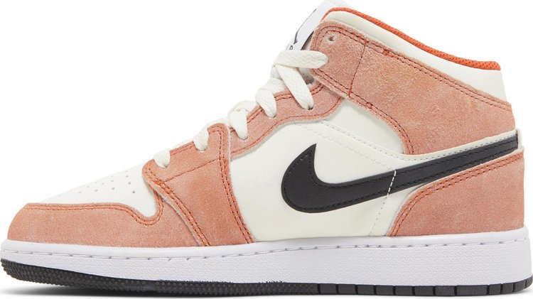 Air Jordan 1 Mid SE GS 'Orange Suede'