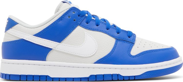 נעלי סניקרס Dunk Low 'Racer Blue Photon Dust' של המותג נייקי בצבע כְּחוֹל עשויות עוֹר