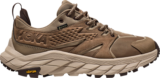 נעלי סניקרס Anacapa Low GORE-TEX 'Dune Oxford Tan' של המותג הוקה בצבע חום עשויות גורטקס GORE-TEX (חסין למים)