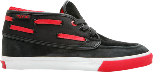 נעלי סניקרס Sea Star Mid 'Converse Red' של המותג קונברס אולסטאר בצבע שָׁחוֹר עשויות 