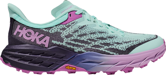 נעלי סניקרס Wmns Speedgoat 5 'Sunlit Ocean' של המותג הוקה בצבע כְּחוֹל עשויות רֶשֶׁת