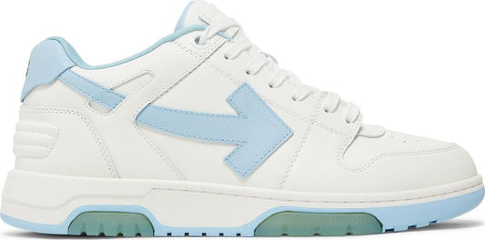 נעלי סניקרס Off-White Out of Office 'White Light Blue' של המותג אוף וויט בצבע לבן עשויות עוֹר