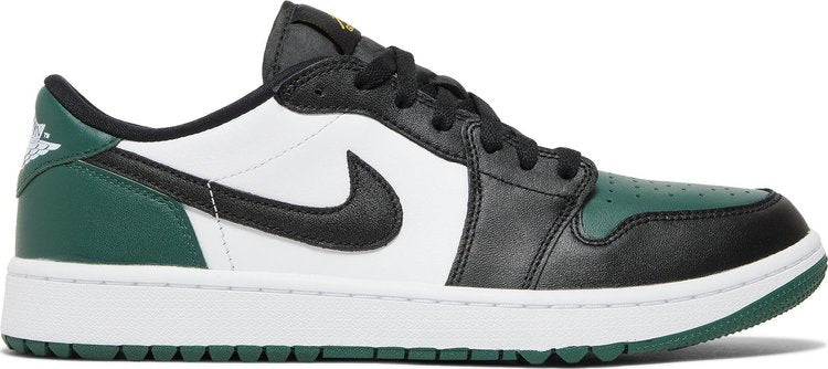 נעלי סניקרס Air Jordan 1 Low Golf 'Noble Green' של המותג נייקי בצבע ירוק עשויות עוֹר