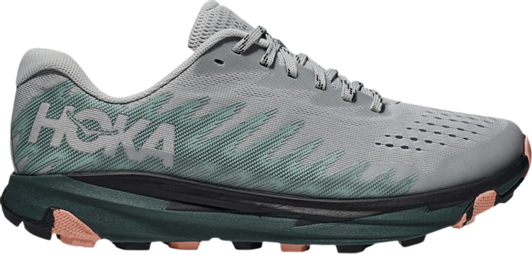 נעלי סניקרס Wmns Torrent 3 'Harbor Mist Spruce' של המותג הוקה בצבע אפור עשויות רֶשֶׁת