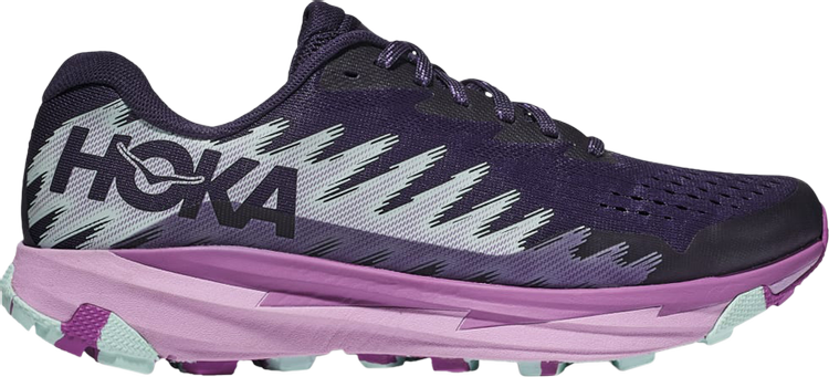 נעלי סניקרס Wmns Torrent 3 'Night Sky Orchid Flower' של המותג הוקה בצבע סָגוֹל עשויות רֶשֶׁת