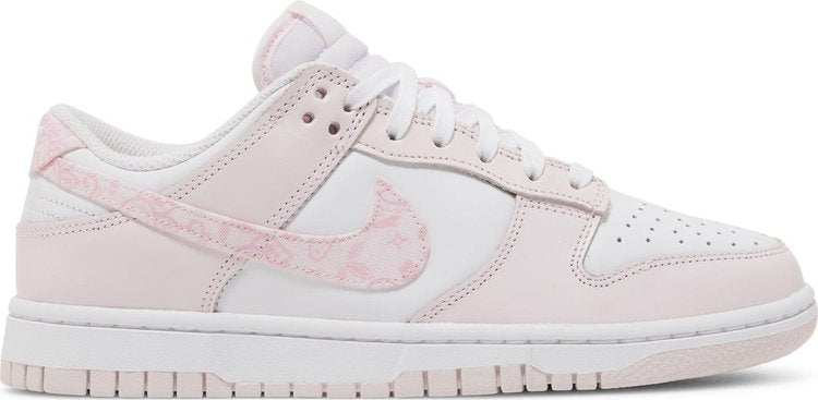 נעלי סניקרס Wmns Dunk Low 'Pink Paisley' של המותג נייקי בצבע וָרוֹד עשויות עוֹר