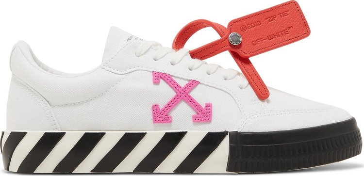 נעלי סניקרס Off-White Wmns Vulc Sneaker 'White Black Fuchsia' של המותג אוף וויט בצבע לבן עשויות בַּד